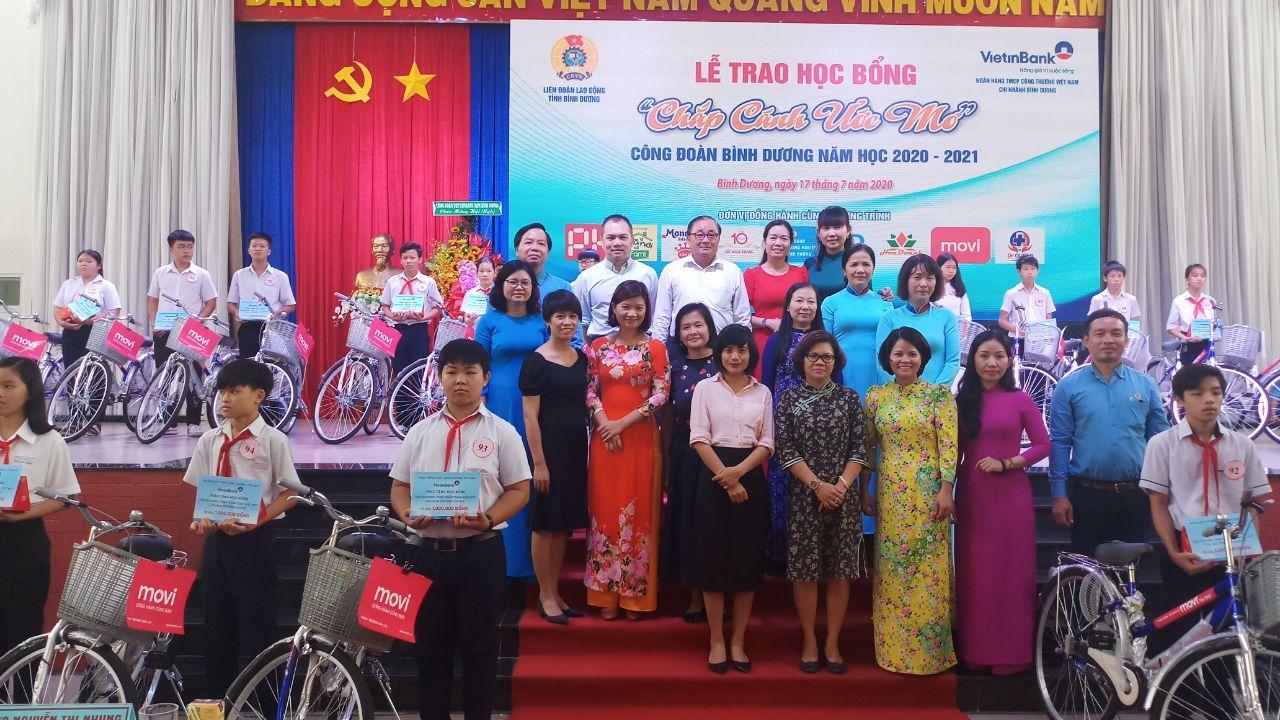 MOVI accompanies Binh Duong Labor Union in “Dream Come True” scholarship program