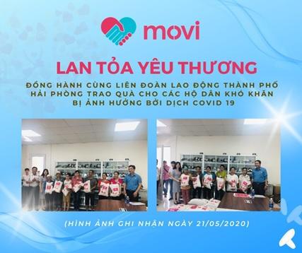Việt Phú (MOVI) - LĐLĐ TP. Hải Phòng hỗ trợ Người lao động gặp khó khăn trong dịch Covid 1...