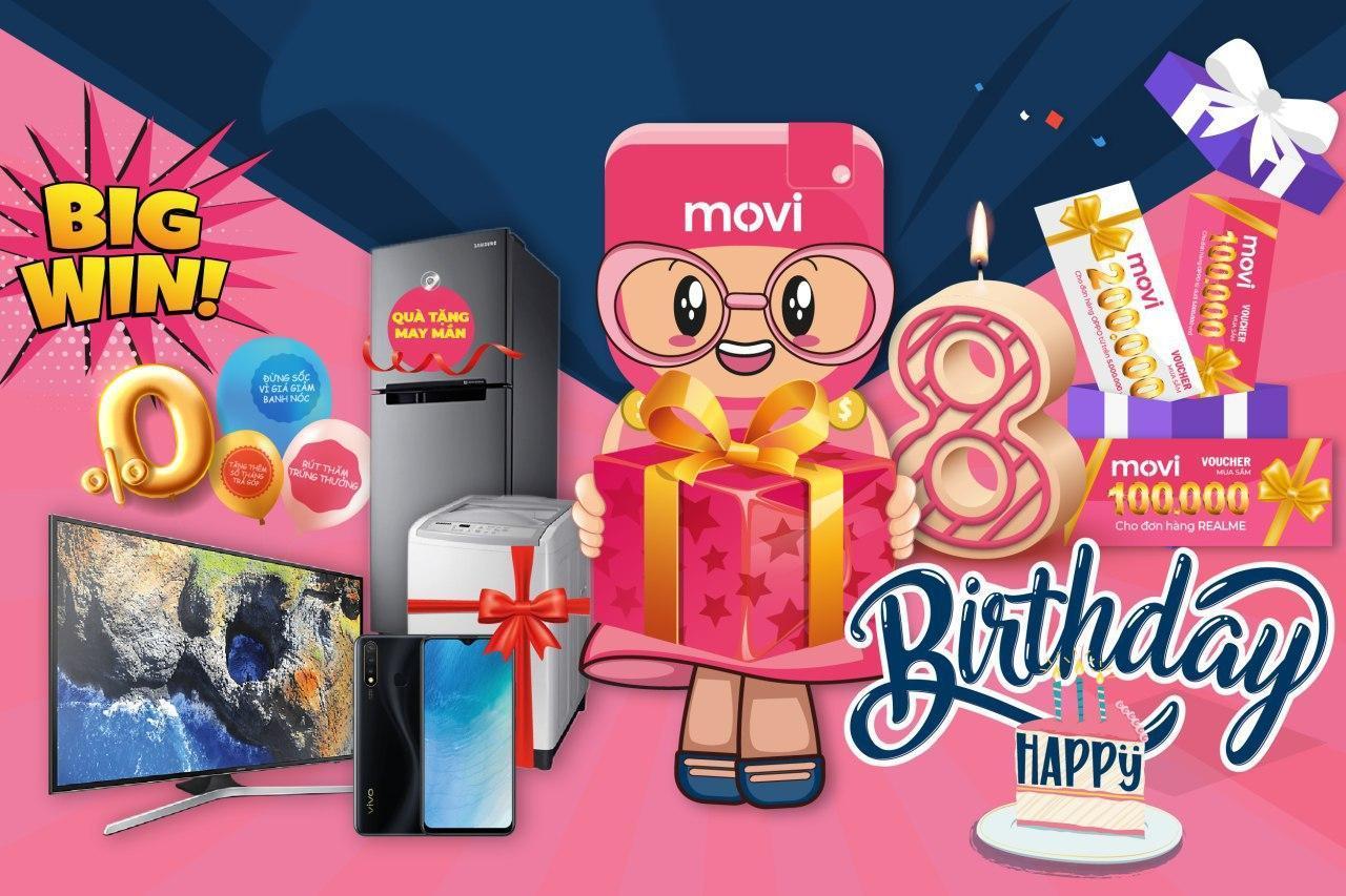 Special offer on the occasion of the 8th MOVI's birthday