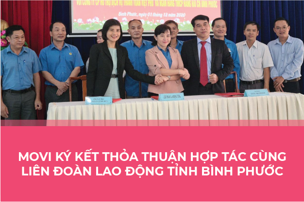 MOVI signed cooperation agreement  with Binh Phuoc Labor Union on 1st Dec,2020