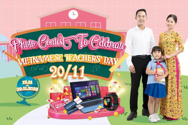 PHOTO CONTEST TO CELEBRATE VIETNAMESE TEACHER'S DAY