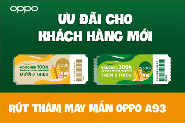 Special offers for new customer from OPPO