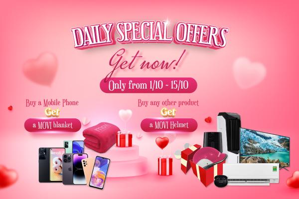 DAILY SPECIAL OFFERS, GET NOW!
